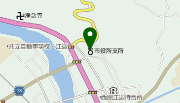 佐世保市役所江迎支所の地図画像