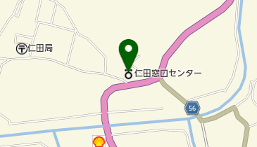 仁田窓口センターの地図画像