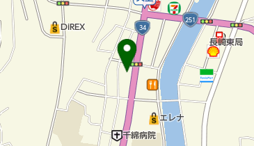 長崎市役所東長崎地域センターの地図画像