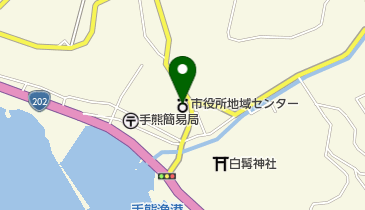 長崎市役所福田地域センター西部地区事務所の地図画像