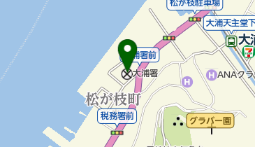 大浦警察署の地図画像