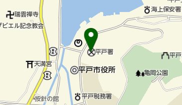 平戸警察署の地図画像