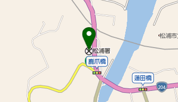 松浦警察署の地図画像