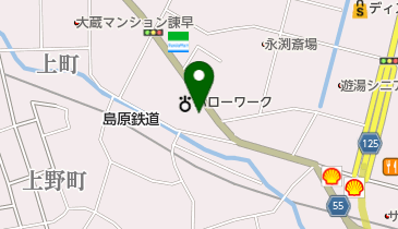 長崎地方法務局諫早支局の地図画像