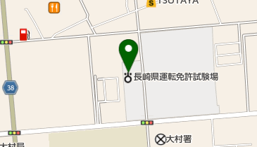 長崎県運転免許試験場の地図画像