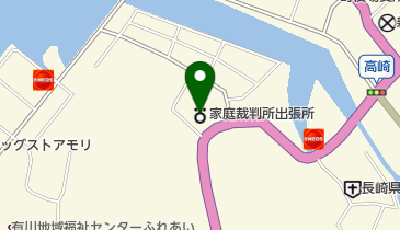 新上五島簡易裁判所の地図画像