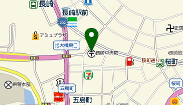 ゆうちょ銀行長崎店の地図画像