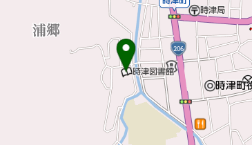 時津町立時津図書館の地図画像