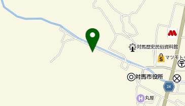 対馬朝鮮通信使歴史館の地図画像