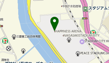 HAPPINESS ARENAの地図画像