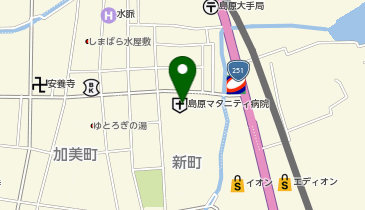 医療法人愛心会島原マタニティ病院の地図画像