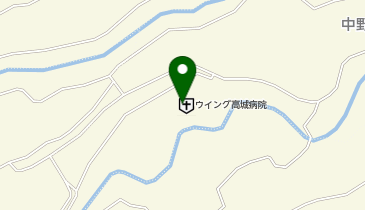 医療法人ウイング高城病院の地図画像