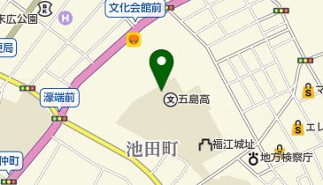 長崎県立五島高校の地図画像