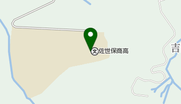 長崎県立佐世保商業高校の地図画像