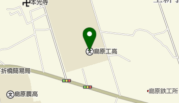 長崎県立島原工業高校の地図画像