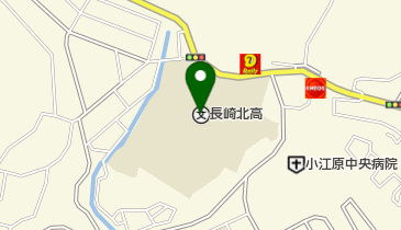 長崎県立長崎北高校の地図画像