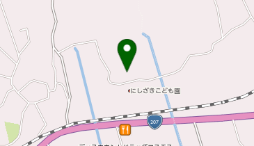 幼保連携型認定こども園にしざきこども園の地図画像