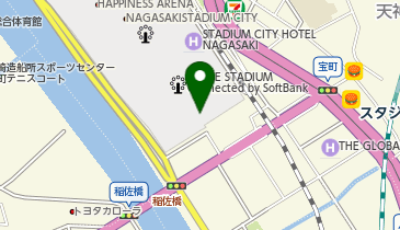 英進館長崎校高等部の地図画像