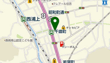英進館長崎千歳町校高等部の地図画像