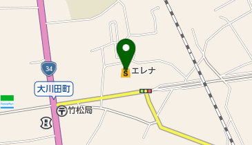 エレナ竹松店の地図画像