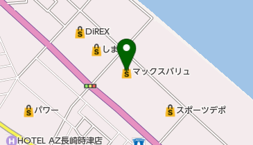 マックスバリュ時津店の地図画像