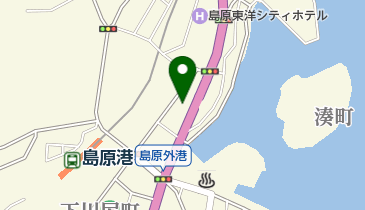 プロマートみつい島原店の地図画像