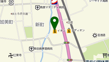 浜屋百貨店島原サロン店の地図画像