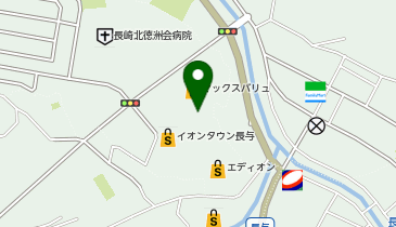 北野エース浜屋長与サロン店の地図画像