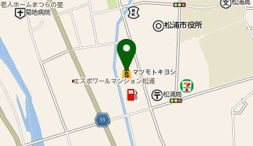マツモトキヨシ松浦店の地図画像