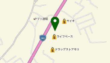 マツモトキヨシ対馬店の地図画像