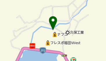 フレスポ福田Westの地図画像