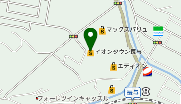 イオンタウン長与の地図画像