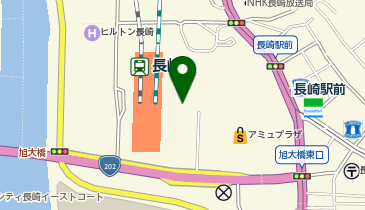 アミュプラザ長崎新館の地図画像