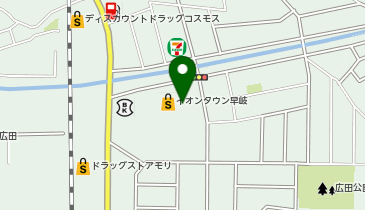 マックハウスイオンタウン早岐店の地図画像