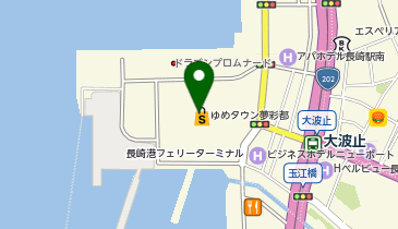 ハニーズ長崎夢彩都店の地図画像