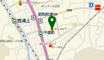 ハニーズ長崎チトセピア店の地図画像
