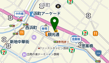familiar長崎浜屋店の地図画像