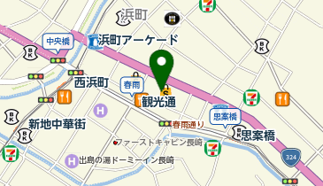 ミキハウス長崎浜屋店の地図画像