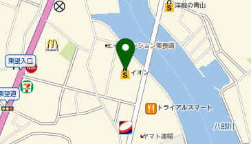 ハニーズイオン東長崎店の地図画像