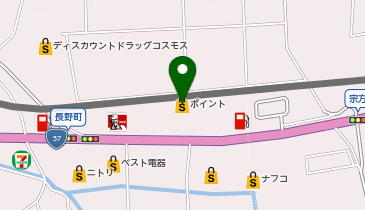 ポイント諫早長野店の地図画像