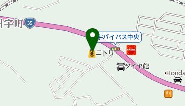 ニトリ佐世保店の地図画像
