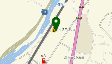 ダイソーマックスバリュ佐々店の地図画像