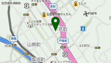 meets.佐世保店の地図画像