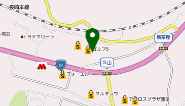 シュー・プラザ諫早インター店の地図画像