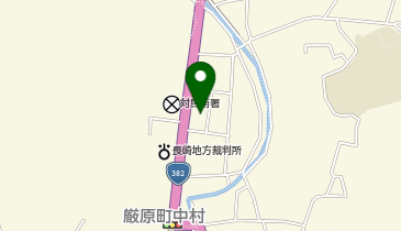 auショップ対馬の地図画像