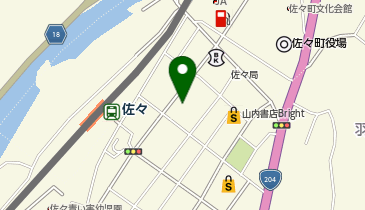 auショップ佐々本田原の地図画像