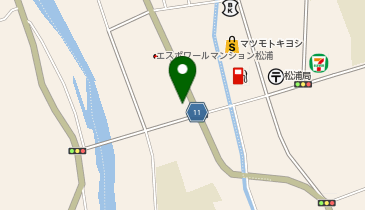 auショップ松浦の地図画像