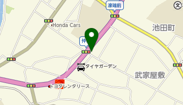 auショップ福江の地図画像