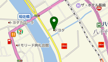 長崎トヨタ自動車スタジアムシティ通り店の地図画像