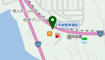 ホンダドリーム佐世保の地図画像